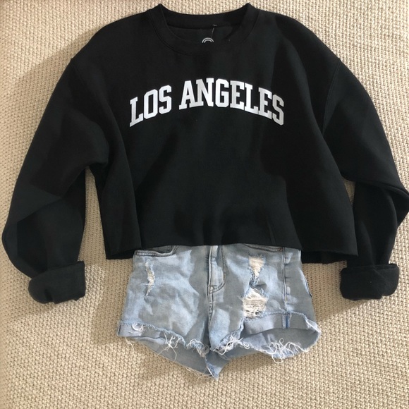 COPY - LOS ANGELES black Sweater - Picture 2 of 6